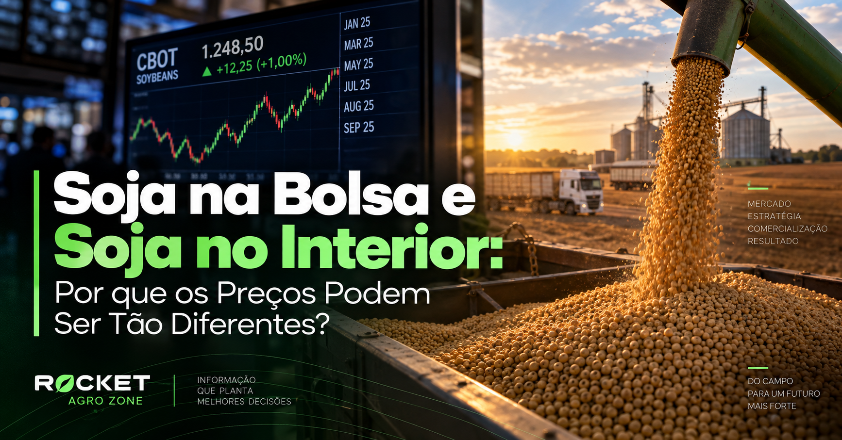 Soja na Bolsa e Soja no Interior: Por que os Preços Podem Ser Tão Diferentes?