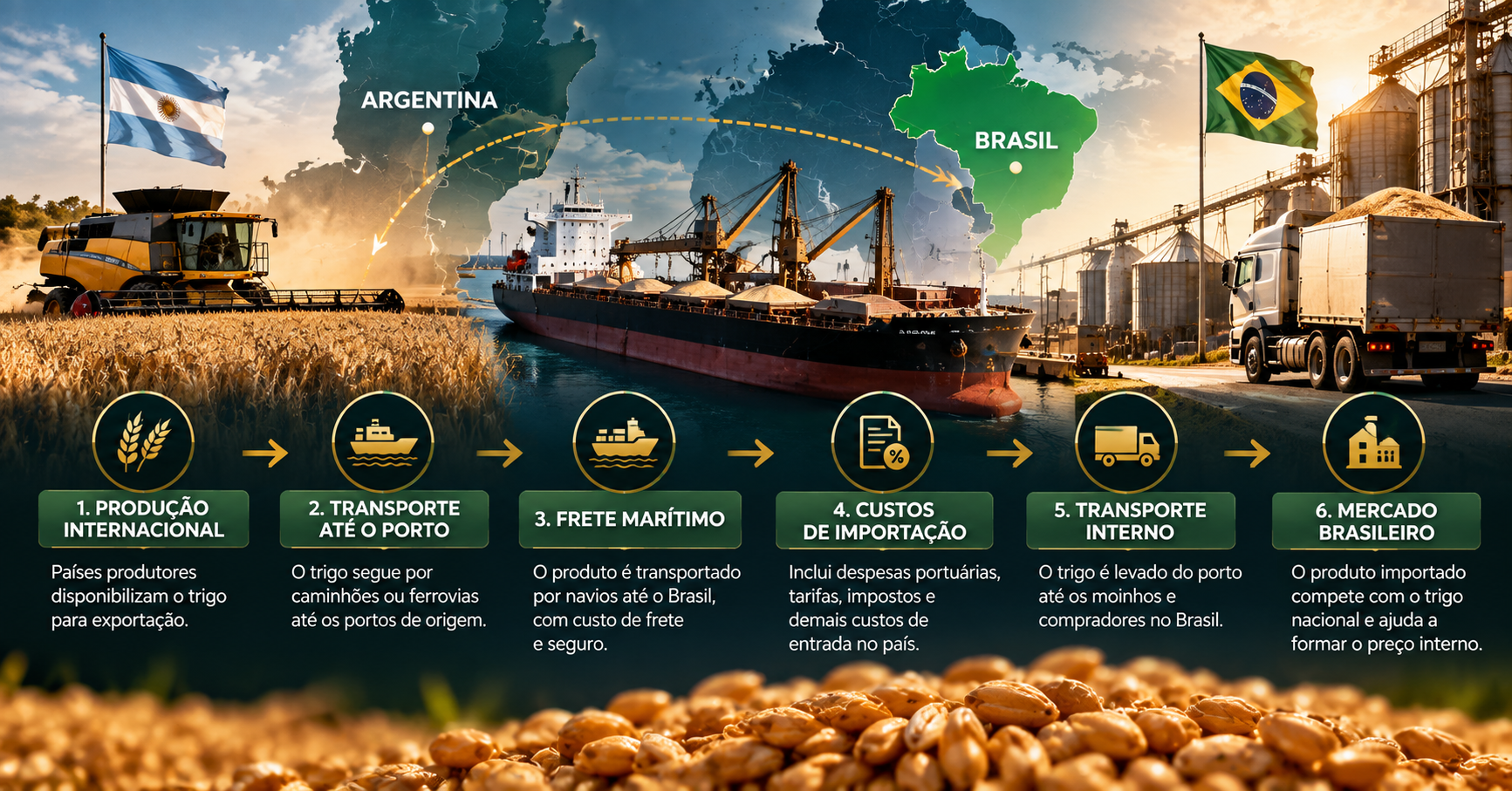 Por Que o Trigo Brasileiro Depende Tanto do Mercado Internacional?