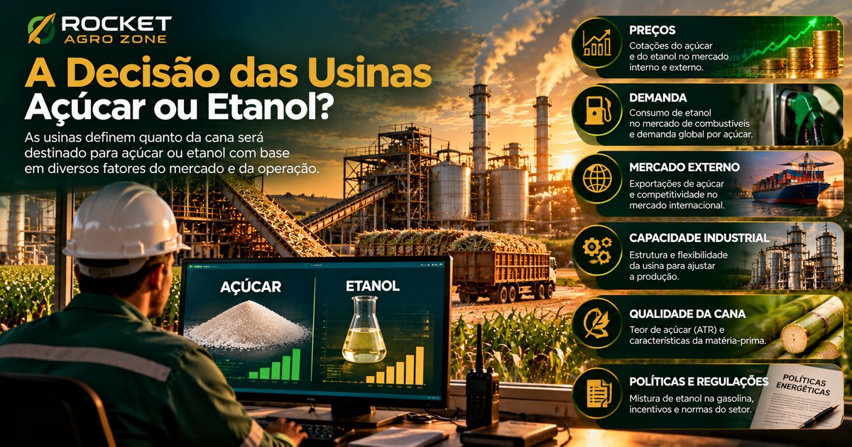Açúcar e Etanol: Por Que a Decisão das Usinas Pode Afetar o Mercado?