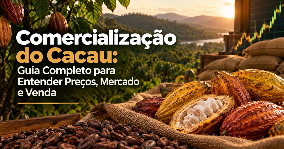 Comercialização do Cacau: Guia Completo para Entender Preços, Mercado e Venda