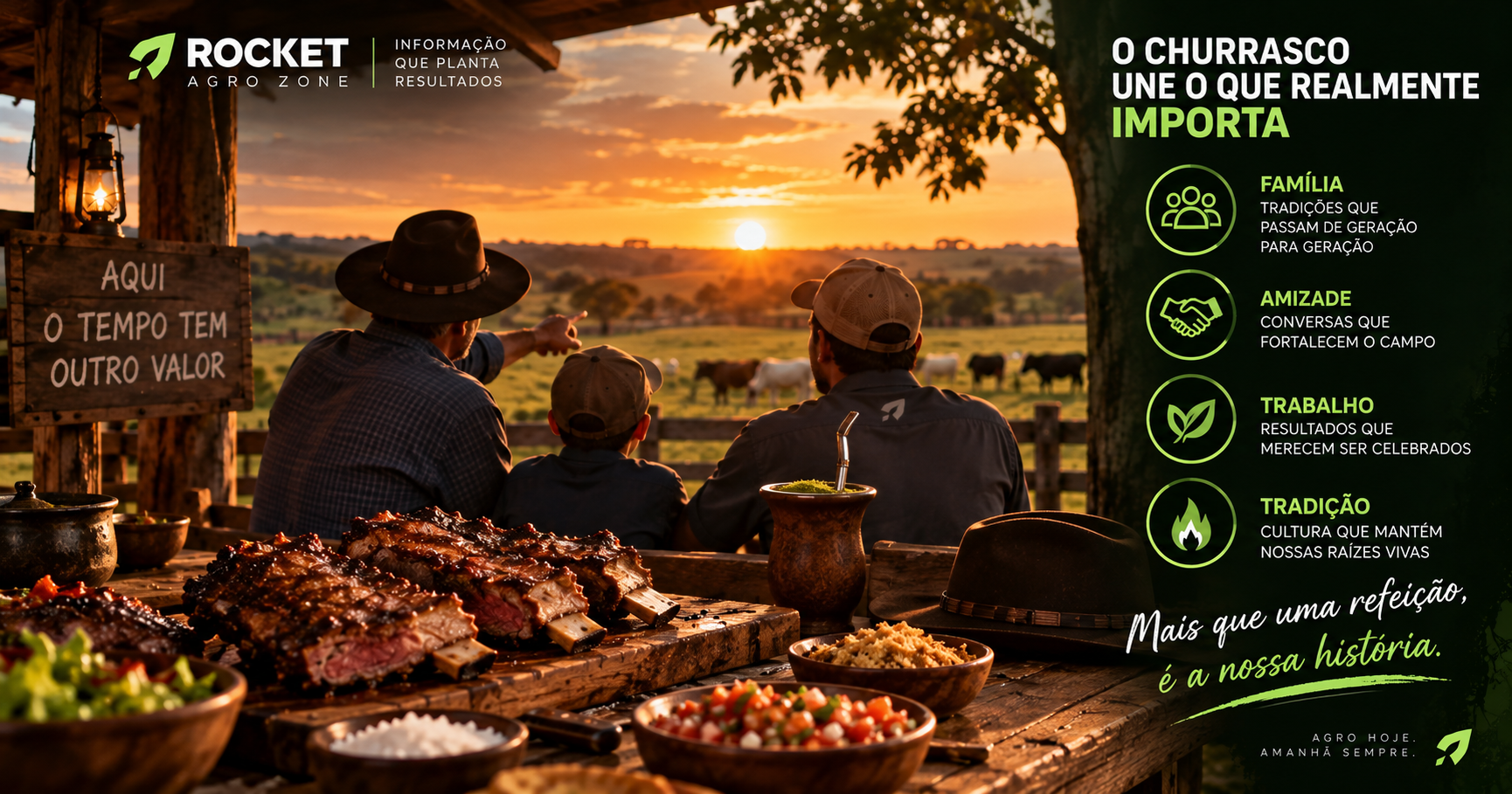 Churrasco na Fazenda é Cultura Agro