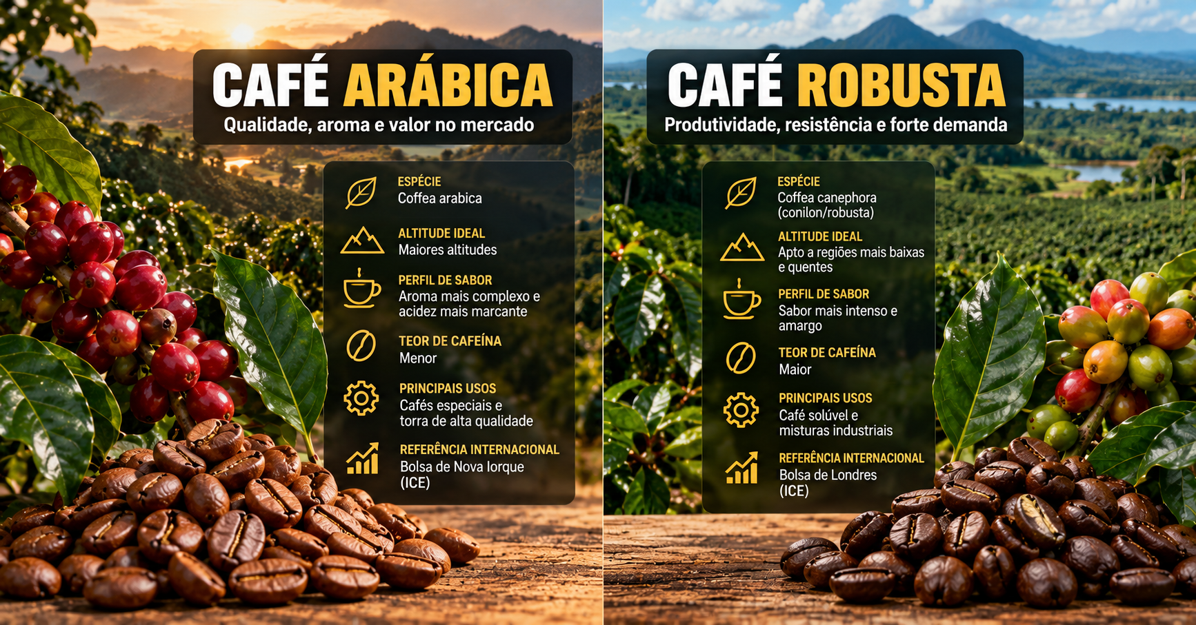 Café Arábica e Café Robusta: Quais São as Diferenças na Formação dos Preços?