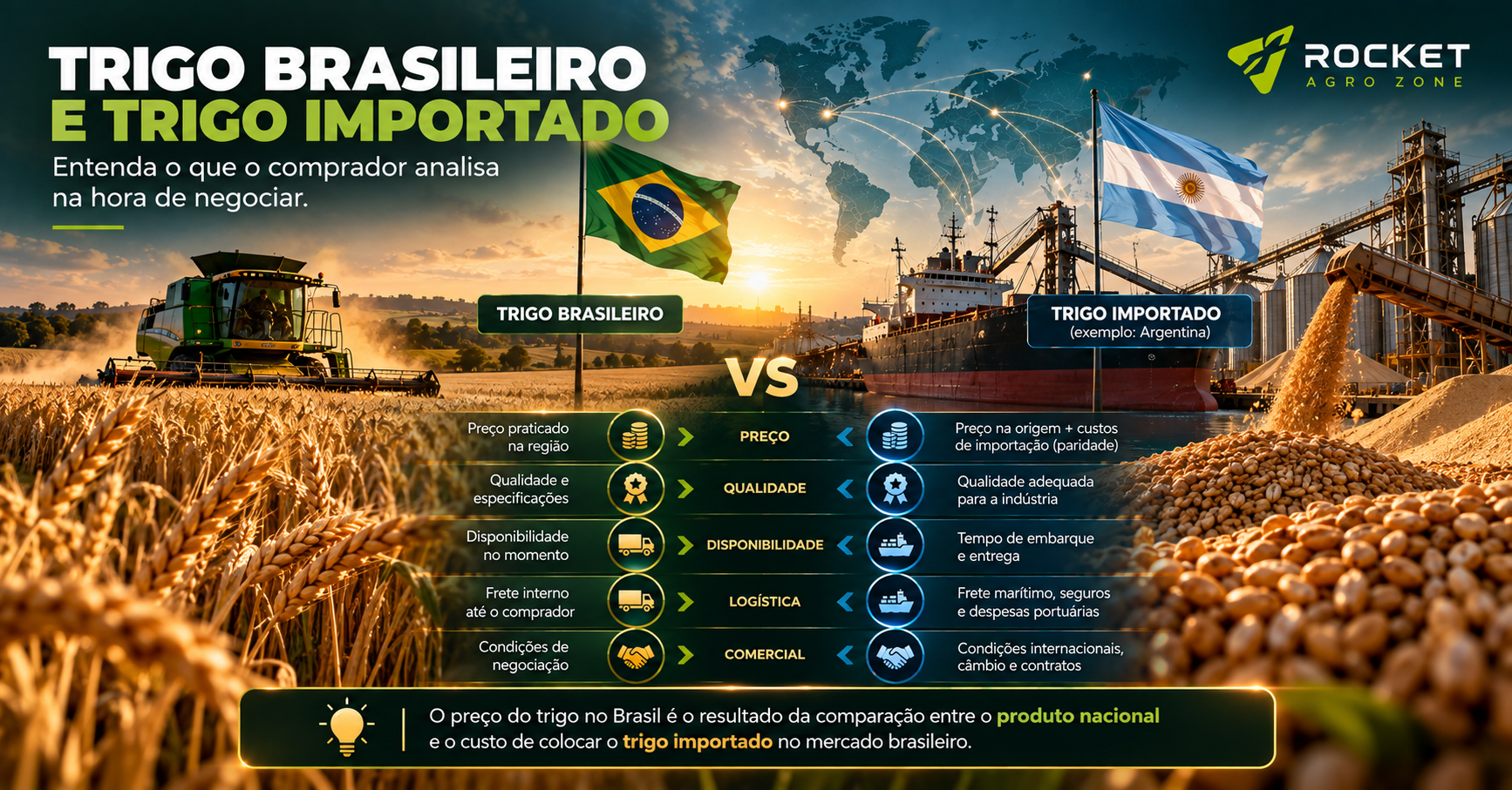 Por Que o Trigo Brasileiro Depende Tanto do Mercado Internacional?