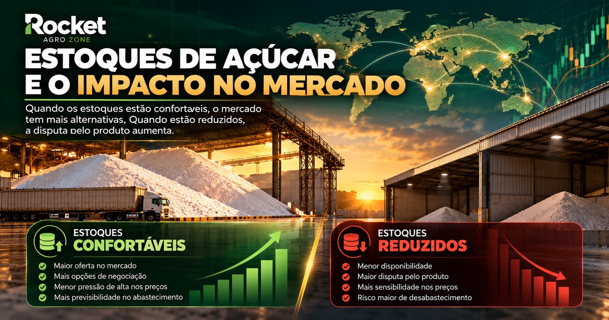 Estoques Mundiais de Açúcar: O Que Eles Contam Sobre o Mercado?