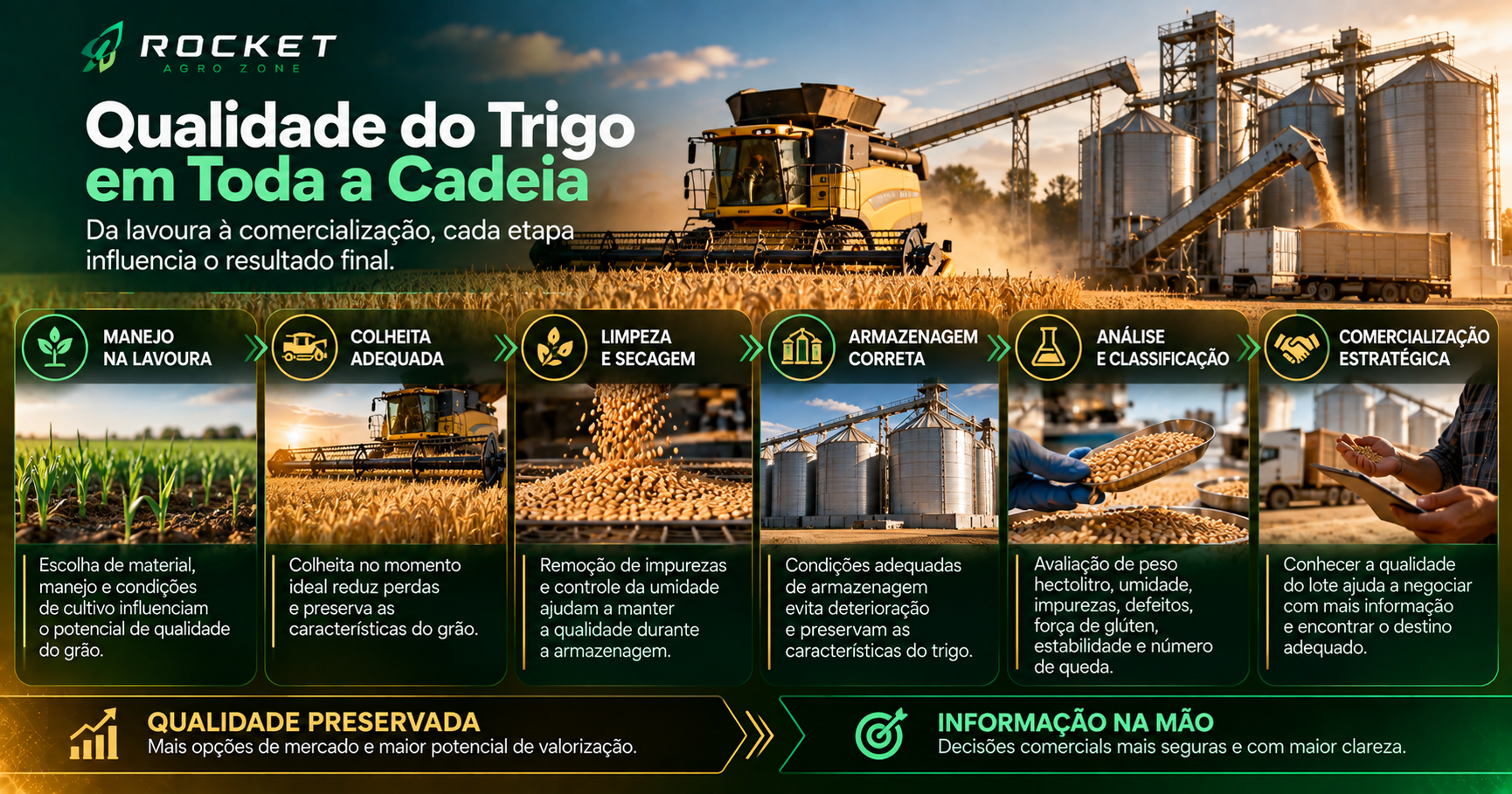 Qualidade do Trigo: Como Ela Pode Influenciar o Valor Recebido pelo Produtor