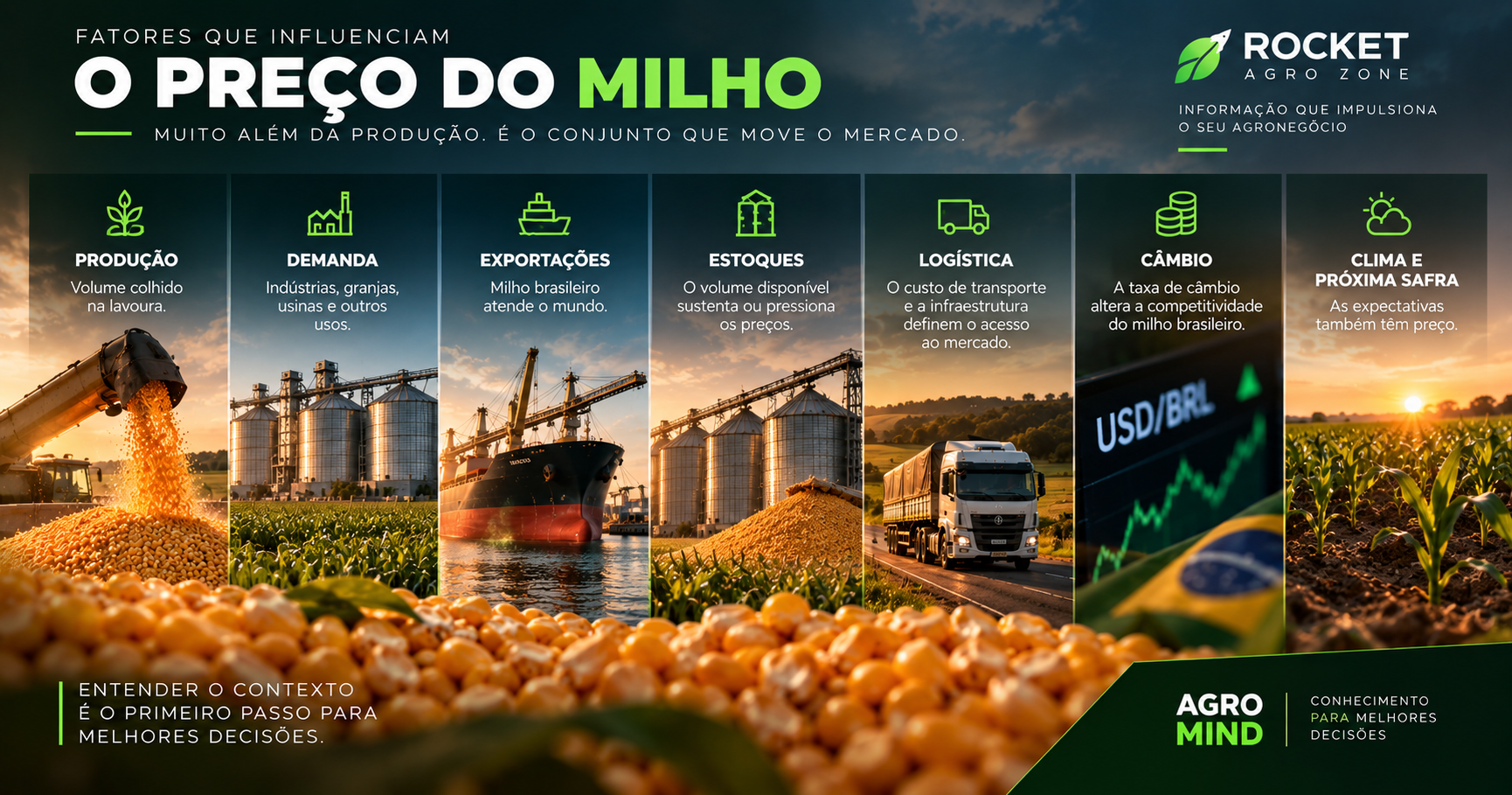 O Que Faz o Preço do Milho Subir Mesmo Depois de uma Grande Safra?