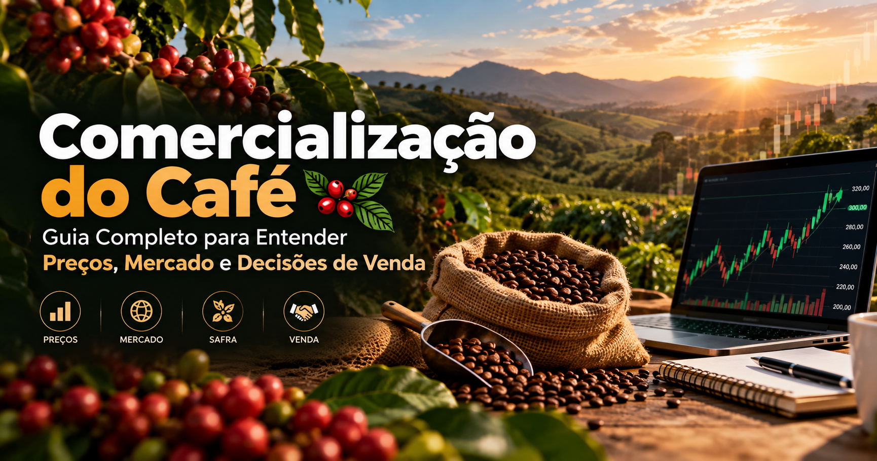 Comercialização do Café: Guia Completo para Entender Preços, Mercado e Decisões de Venda