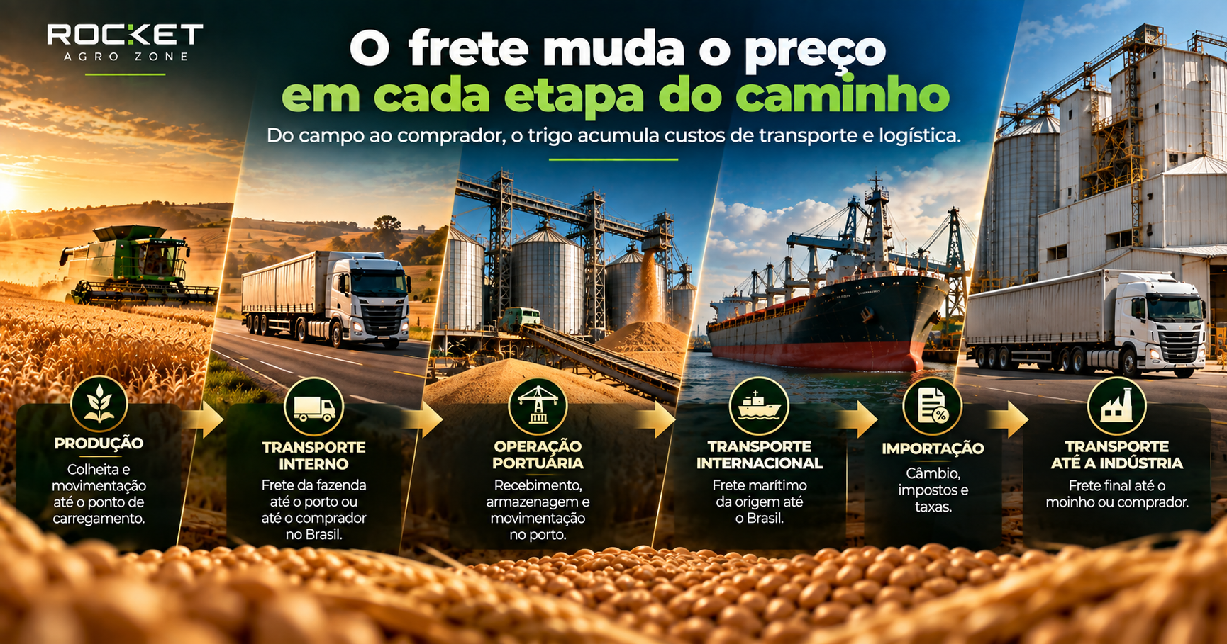 Trigo Nacional ou Importado: O Que Explica a Diferença de Preços?