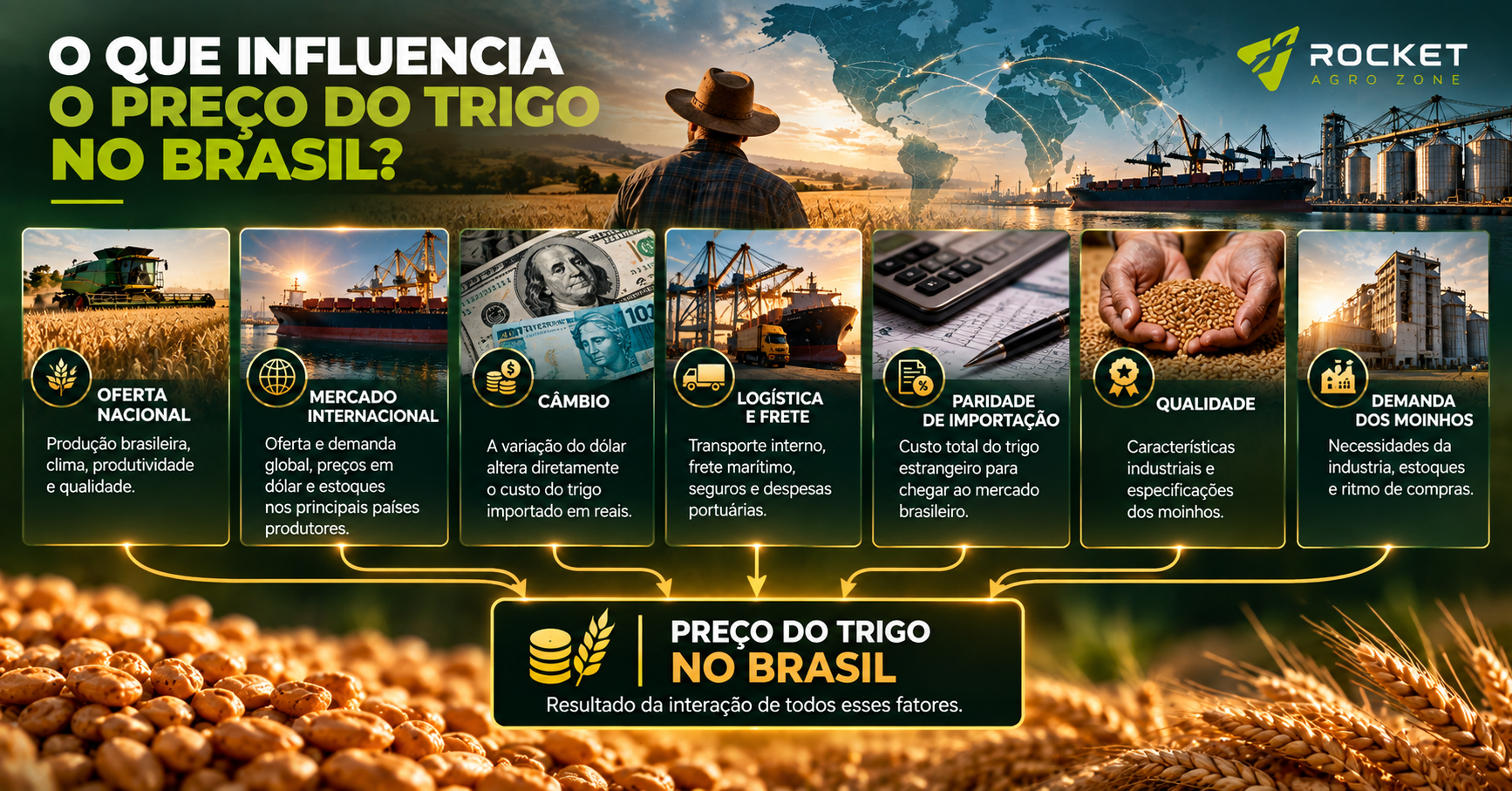 Por Que o Trigo Brasileiro Depende Tanto do Mercado Internacional?