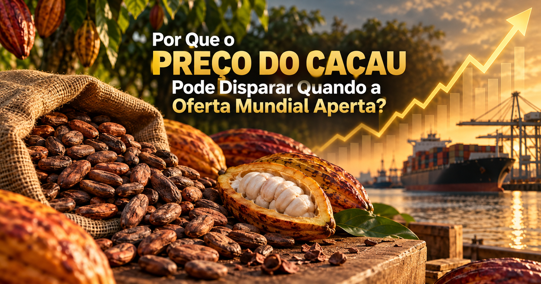 Por Que o Preço do Cacau Pode Disparar Quando a Oferta Mundial Aperta?