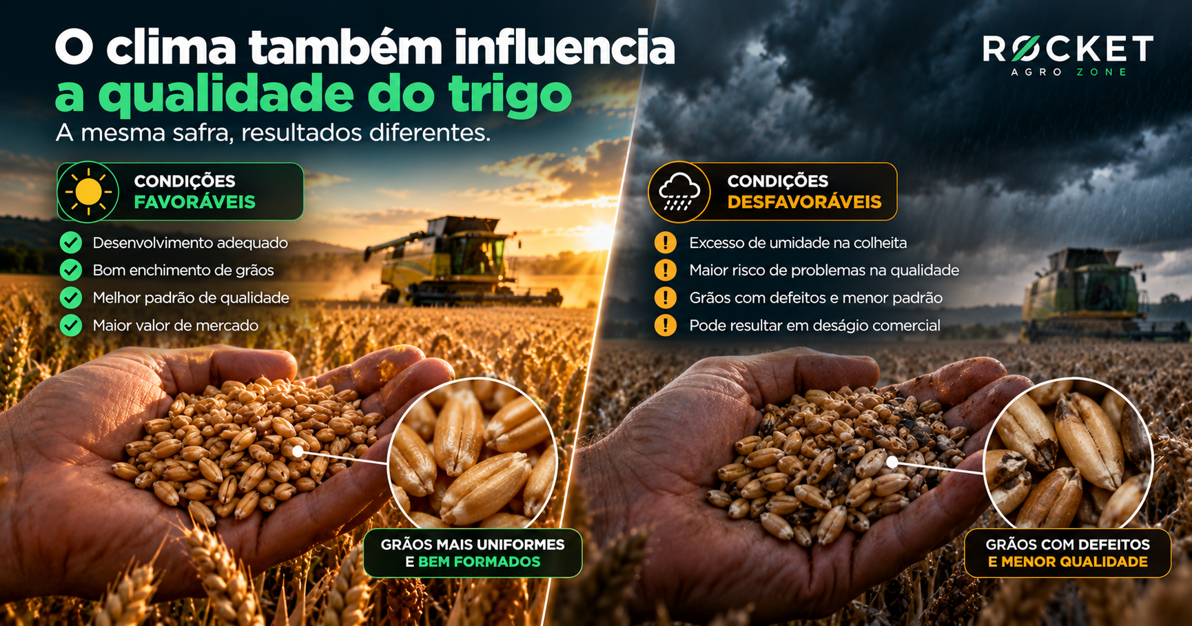 Clima na Safra de Trigo: Quando o Tempo Começa a Virar uma Variável de Mercado