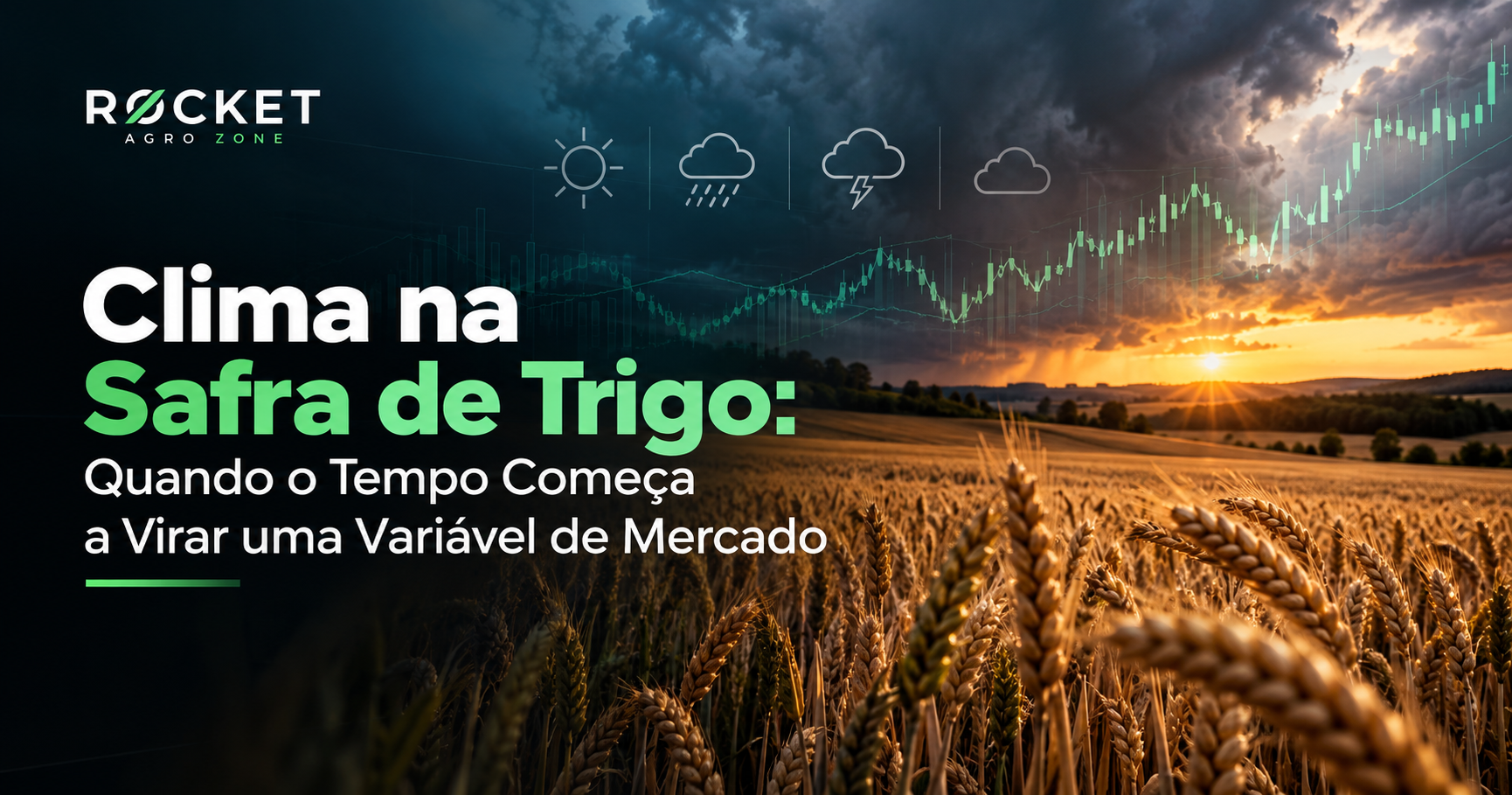 Clima na Safra de Trigo: Quando o Tempo Começa a Virar uma Variável de Mercado