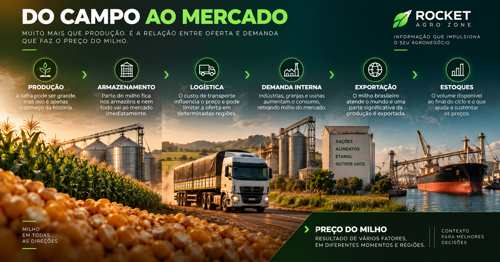 O Que Faz o Preço do Milho Subir Mesmo Depois de uma Grande Safra?