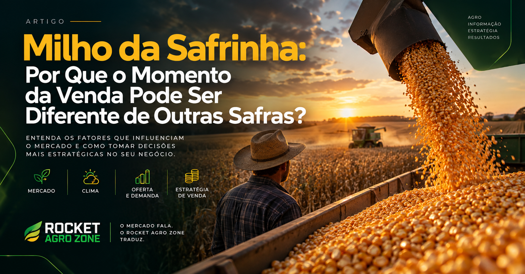 Milho da Safrinha: Por Que o Momento da Venda Pode Ser Diferente de Outras Safras?