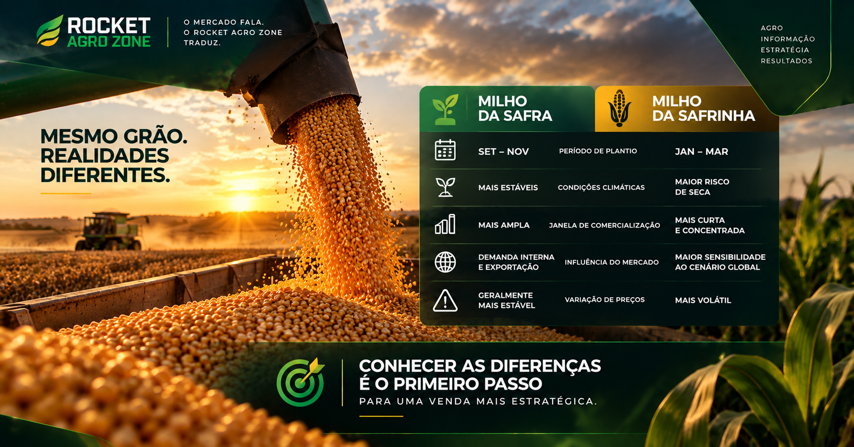 Milho da Safrinha: Por Que o Momento da Venda Pode Ser Diferente de Outras Safras?