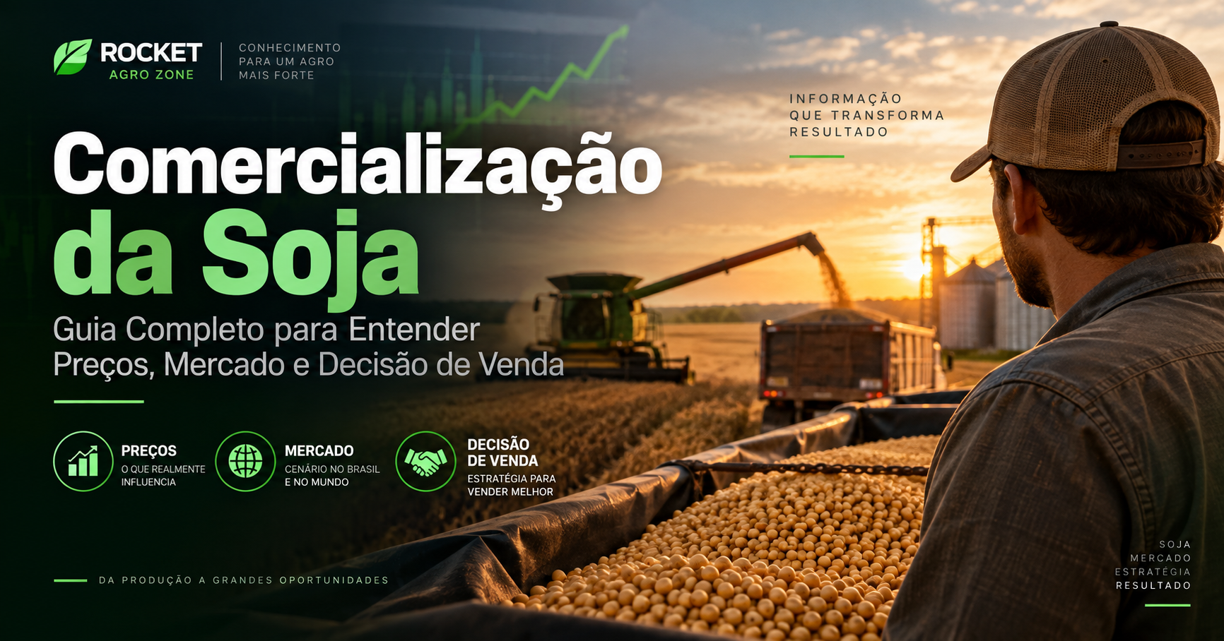 Comercialização da Soja: Guia Completo para Entender Preços, Mercado e Decisão de Venda