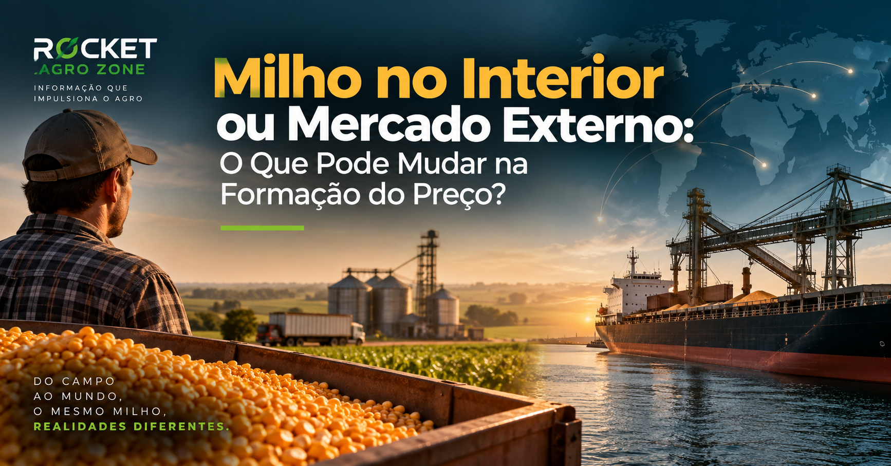 Milho no Interior ou Mercado Externo: O Que Pode Mudar na Formação do Preço?