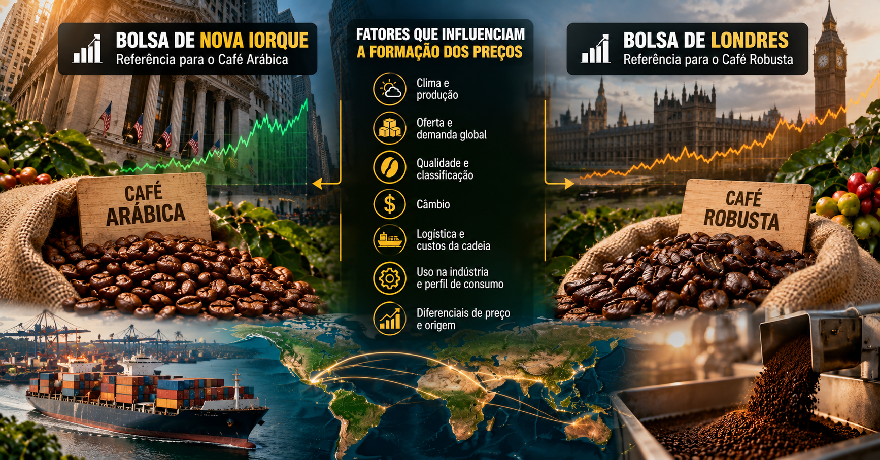 Café Arábica e Café Robusta: Quais São as Diferenças na Formação dos Preços?