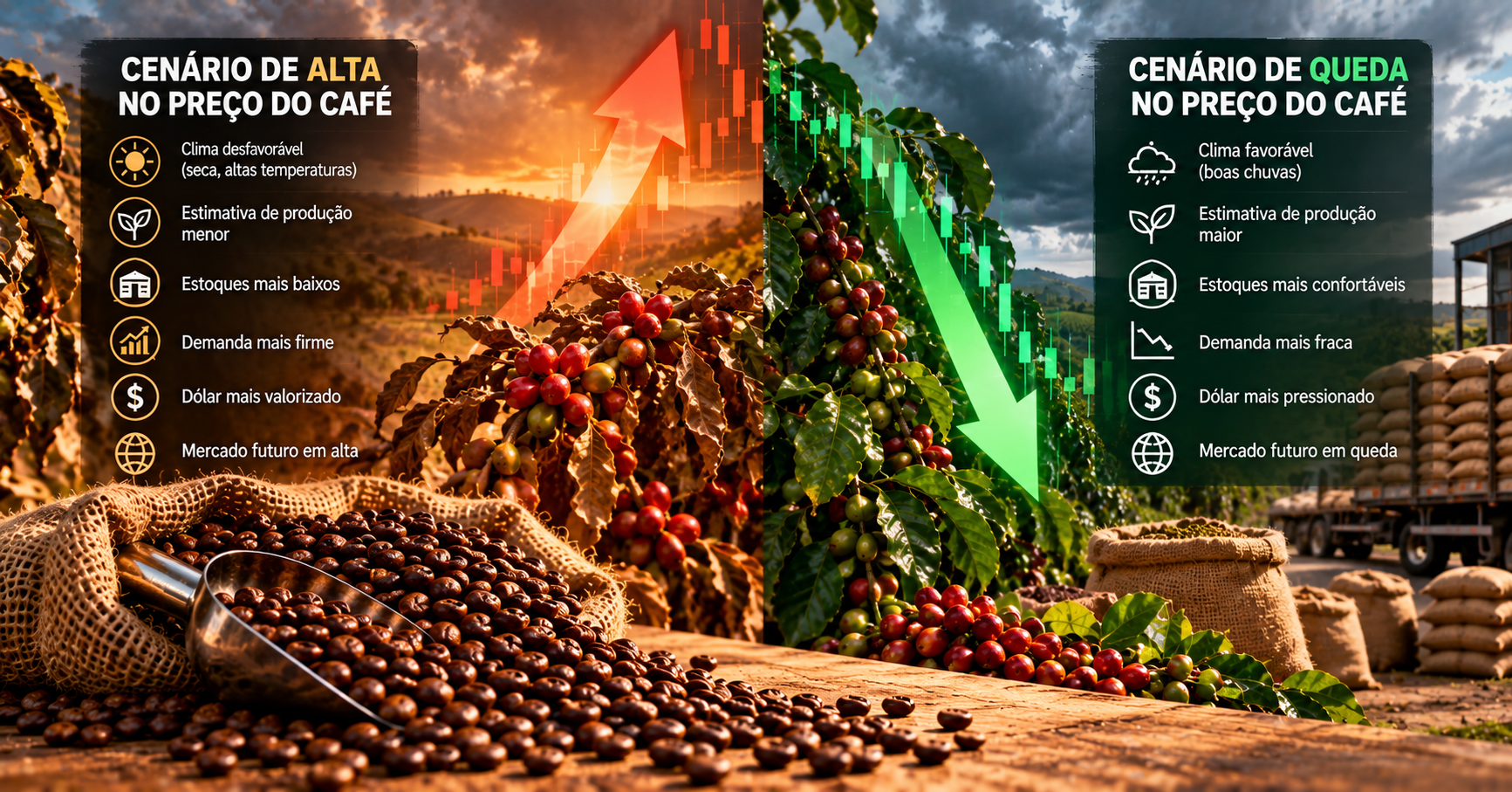 Por Que o Preço do Café Pode Mudar Tanto em Poucos Dias?