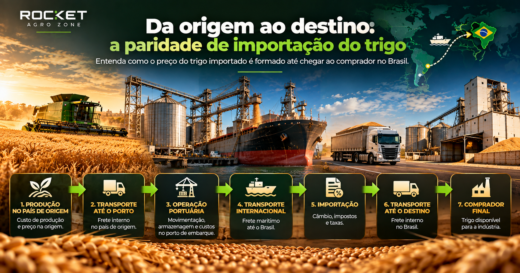 Trigo Nacional ou Importado: O Que Explica a Diferença de Preços?