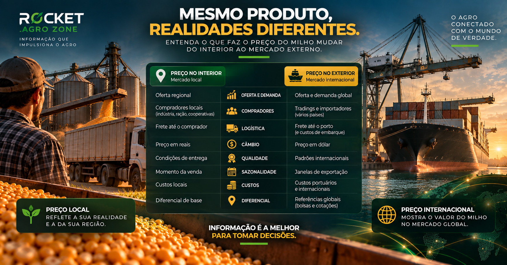 Milho no Interior ou Mercado Externo: O Que Pode Mudar na Formação do Preço?