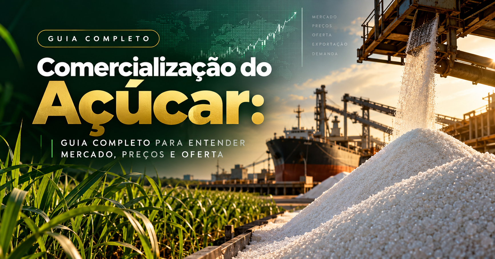 Comercialização do Açúcar: Guia Completo para Entender Mercado, Preços e Oferta