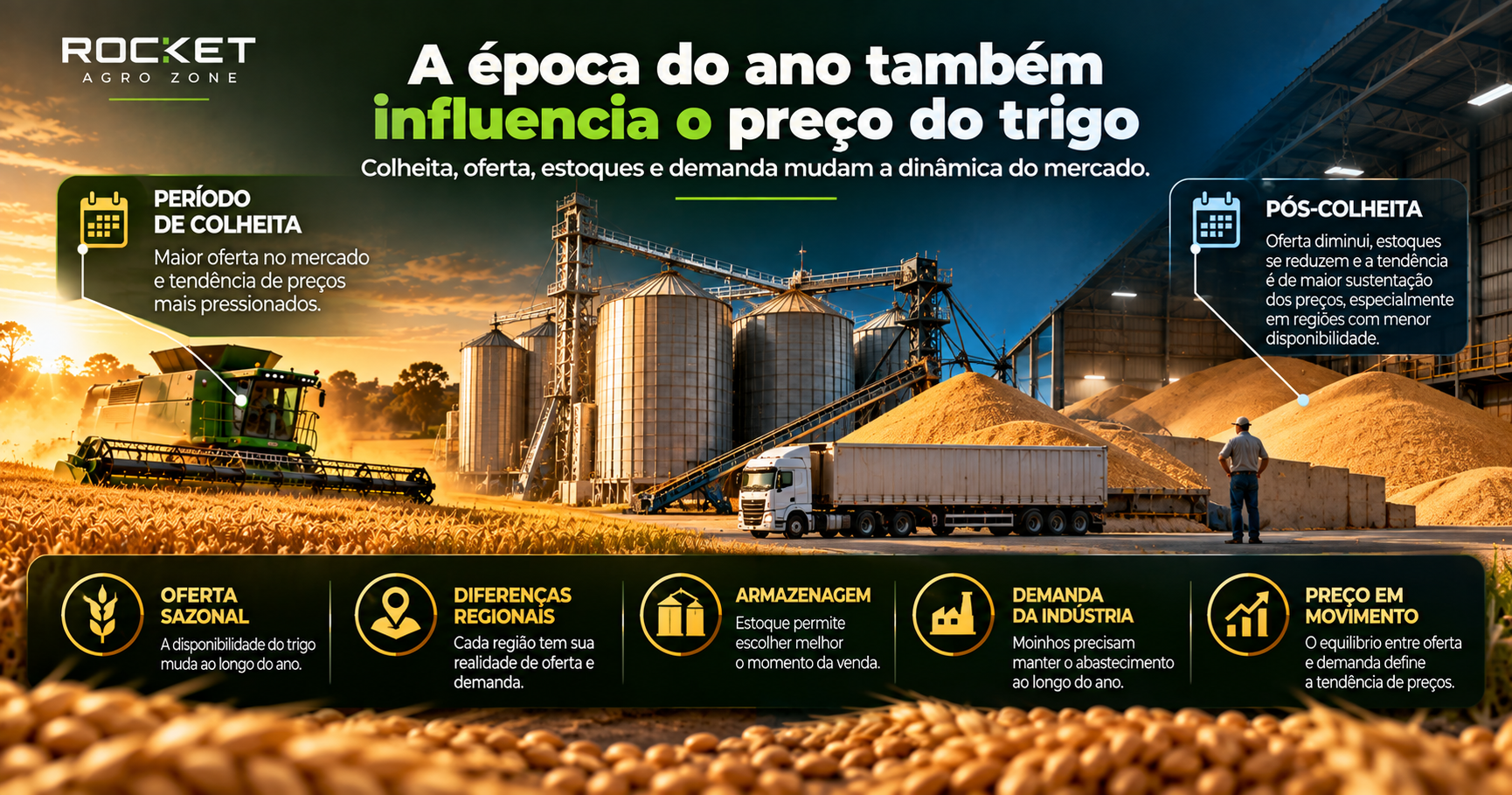 Trigo Nacional ou Importado: O Que Explica a Diferença de Preços?