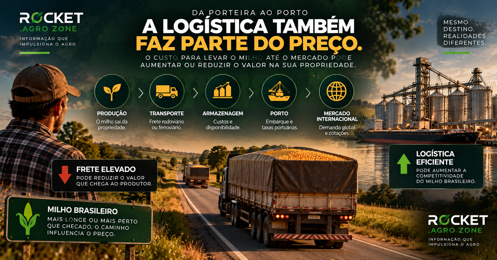 Milho no Interior ou Mercado Externo: O Que Pode Mudar na Formação do Preço?