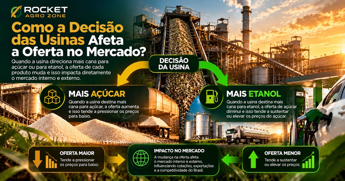 Açúcar e Etanol: Por Que a Decisão das Usinas Pode Afetar o Mercado?