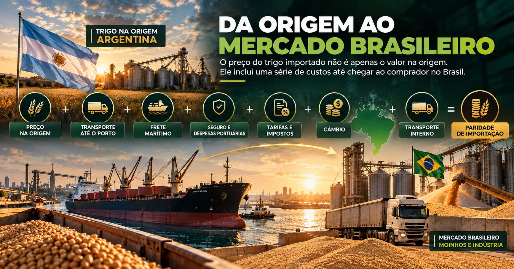 Por Que o Trigo Brasileiro Depende Tanto do Mercado Internacional?