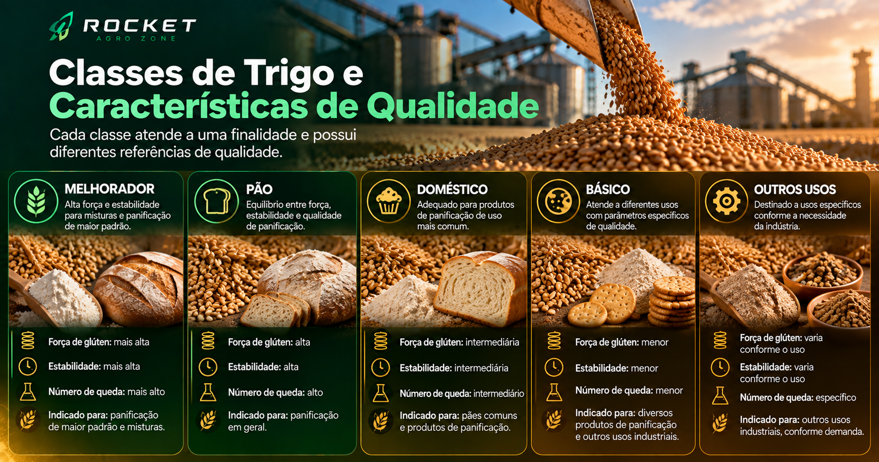 Qualidade do Trigo: Como Ela Pode Influenciar o Valor Recebido pelo Produtor