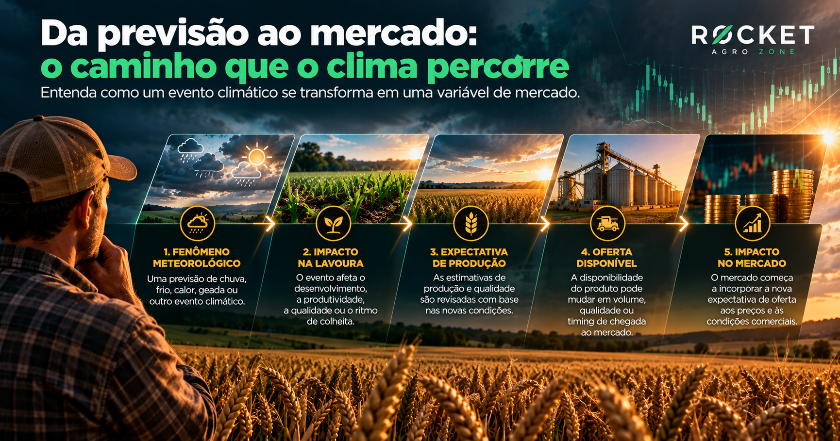 Clima na Safra de Trigo: Quando o Tempo Começa a Virar uma Variável de Mercado