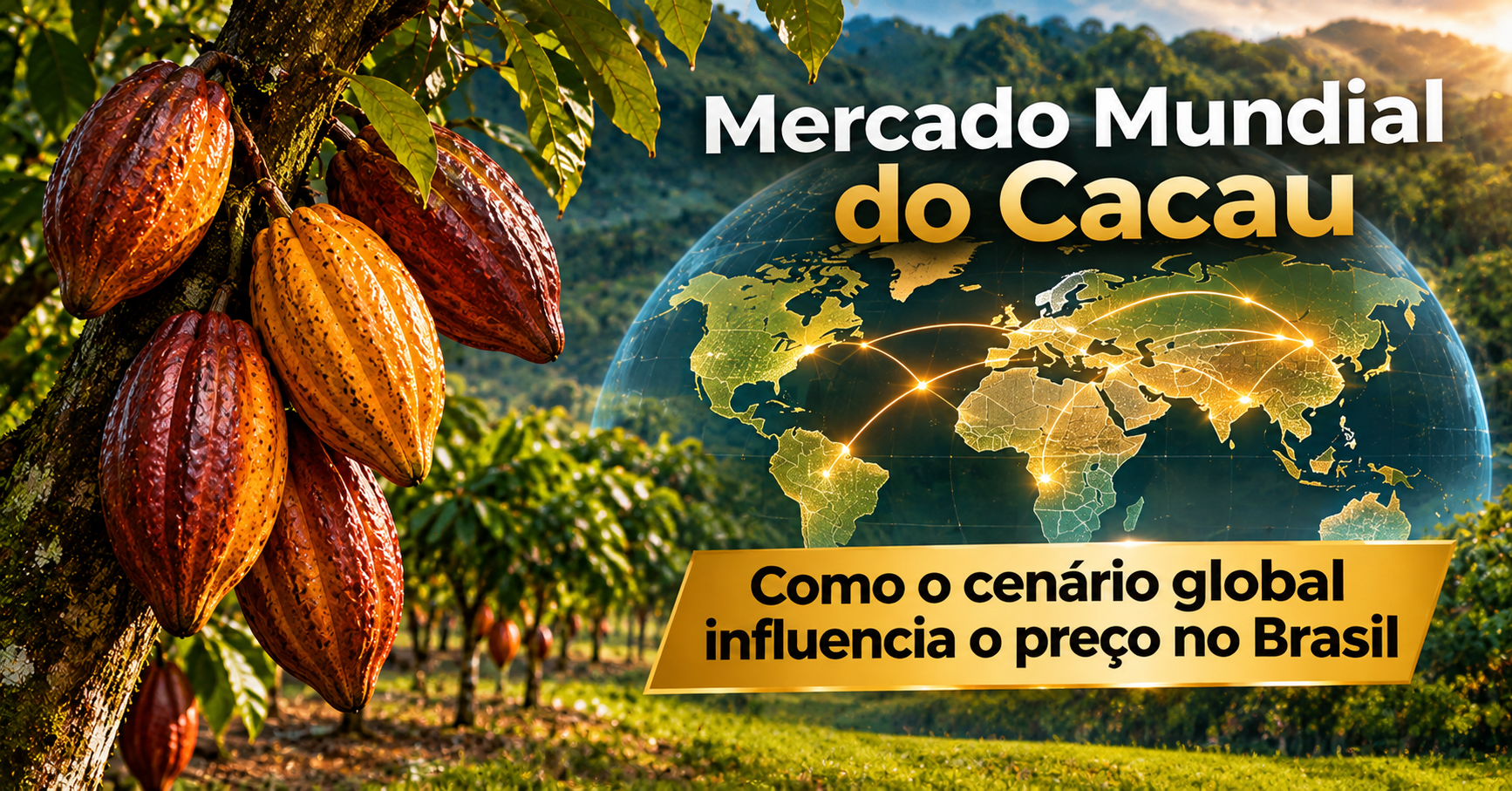 Cacau no Brasil e no Mundo: Por Que o Mercado Global Importa Tanto?