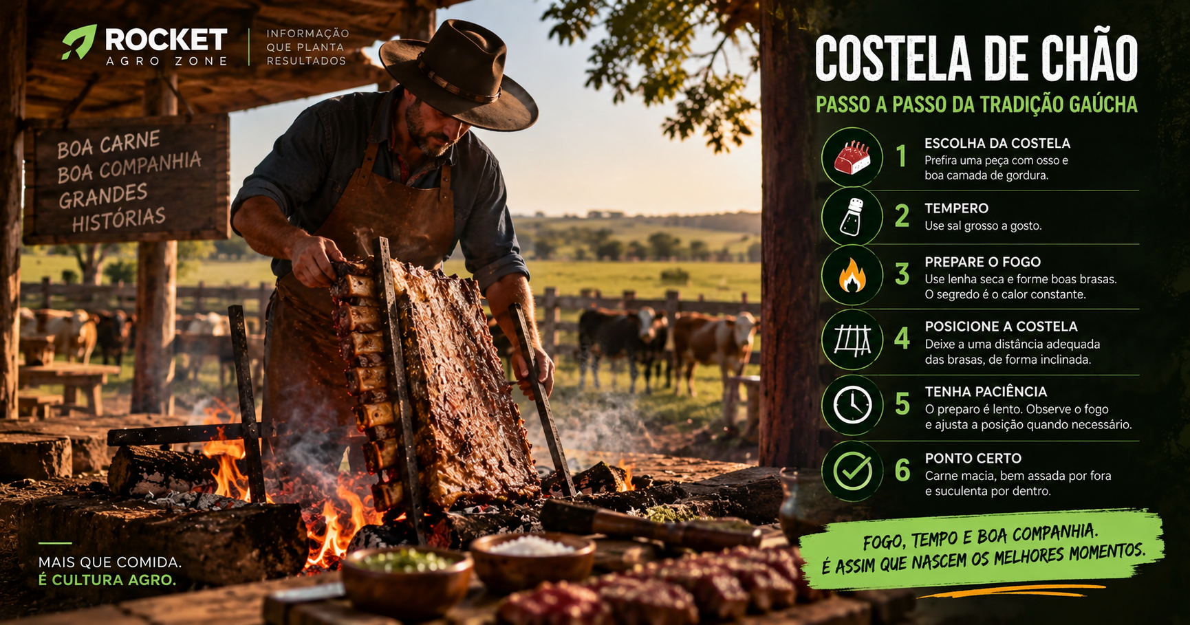 Churrasco na Fazenda é Cultura Agro