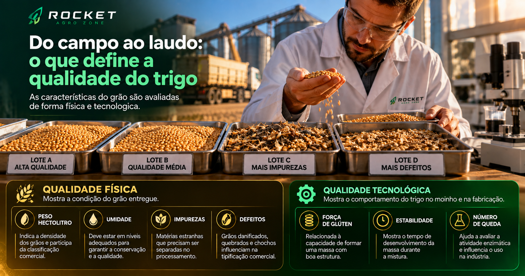 Qualidade do Trigo: Como Ela Pode Influenciar o Valor Recebido pelo Produtor