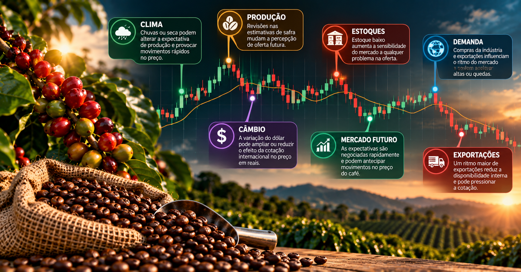 Por Que o Preço do Café Pode Mudar Tanto em Poucos Dias?