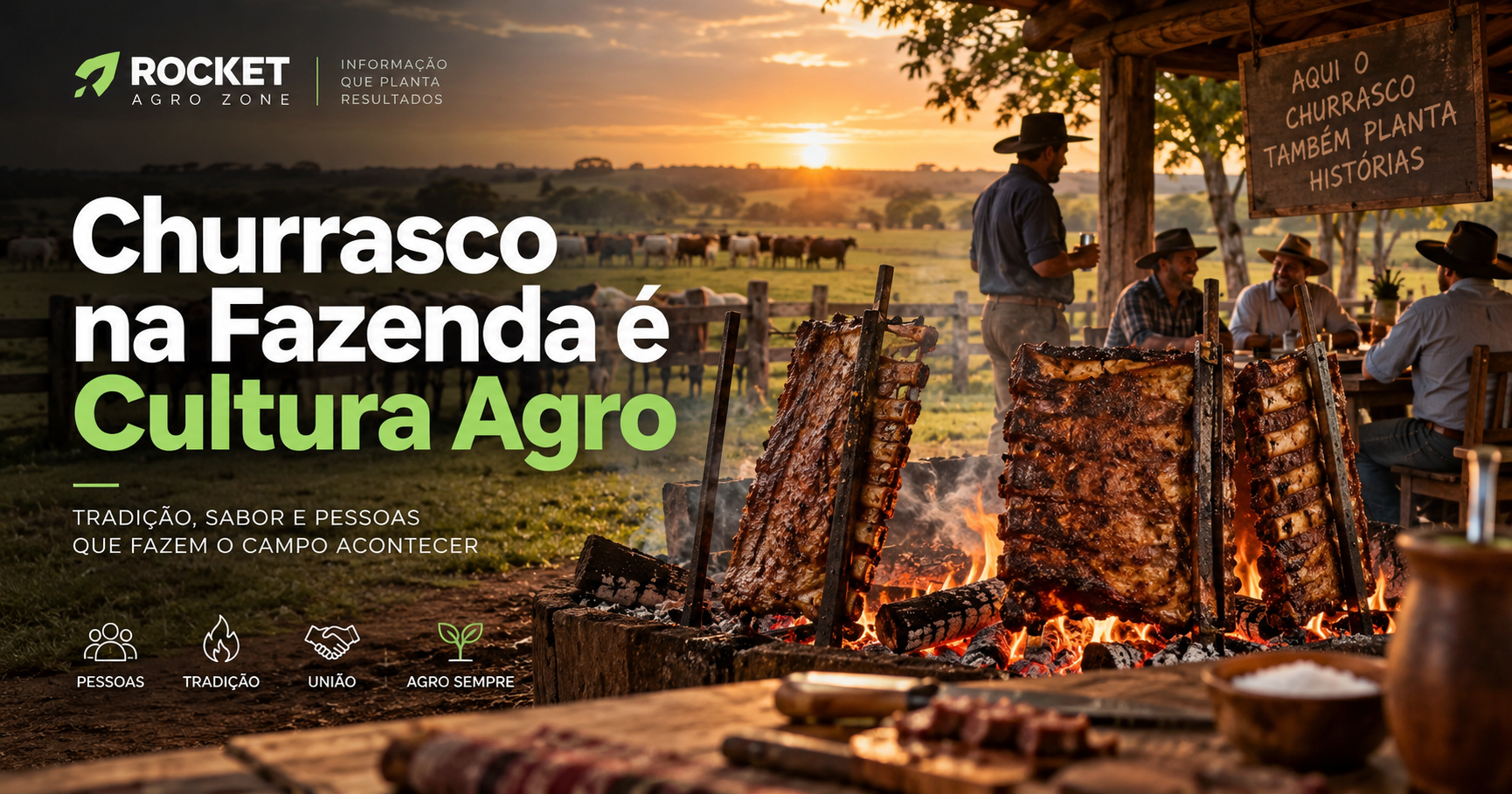 Churrasco na Fazenda é Cultura Agro