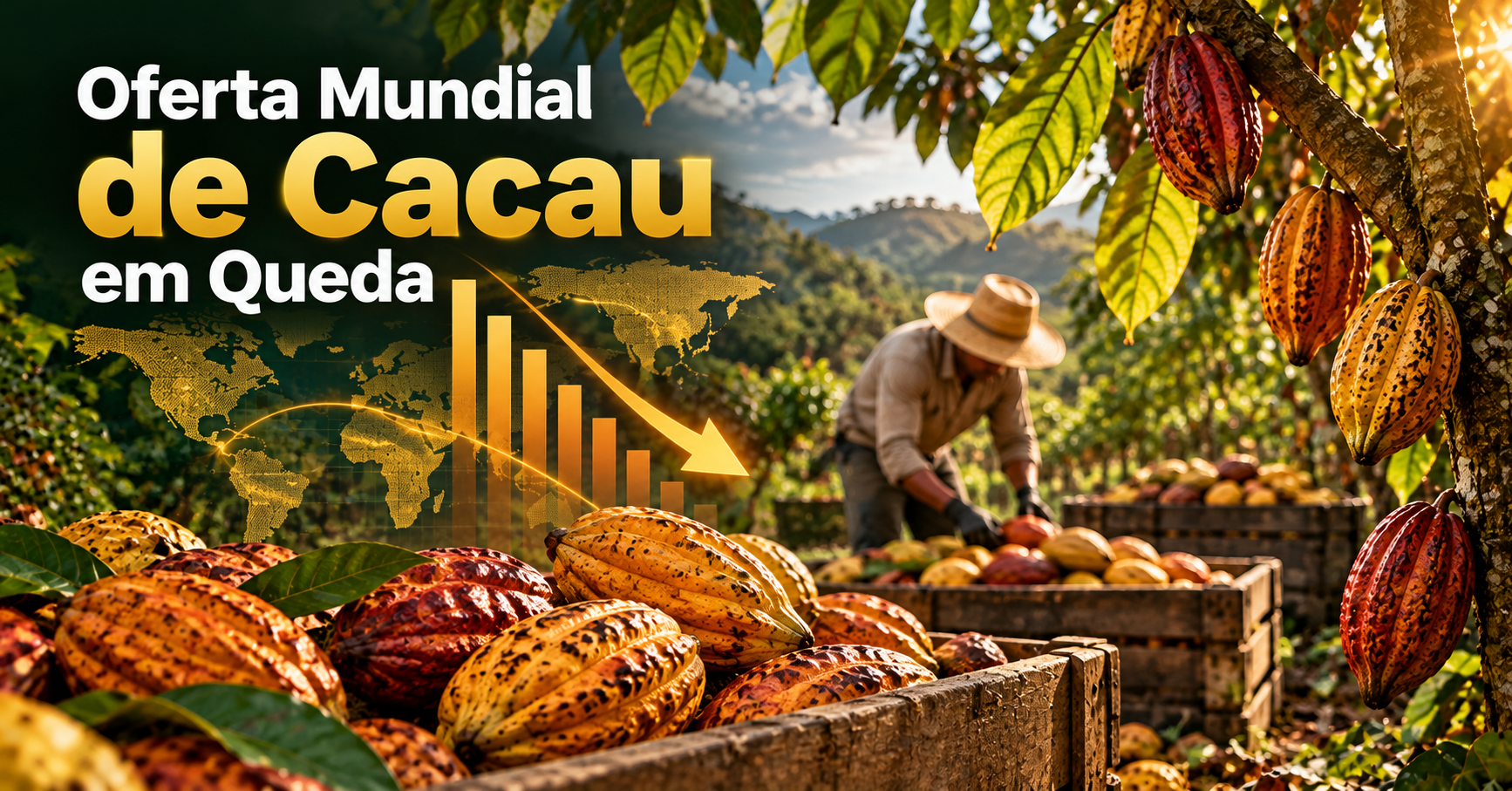 Por Que o Preço do Cacau Pode Disparar Quando a Oferta Mundial Aperta?
