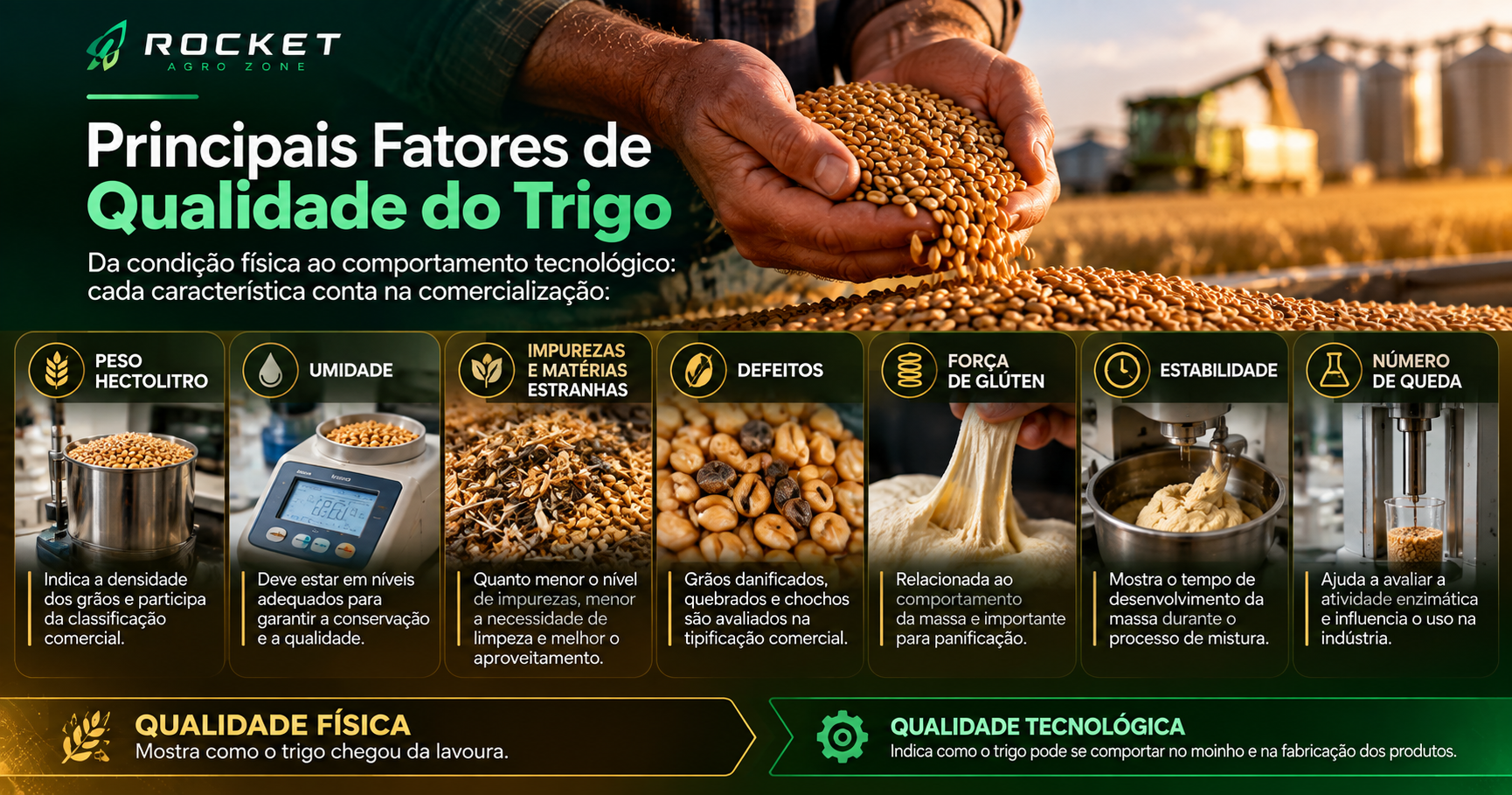 Qualidade do Trigo: Como Ela Pode Influenciar o Valor Recebido pelo Produtor