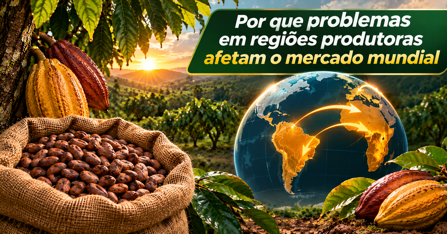 Clima e Cacau: Como Chuva, Seca e Doenças Podem Alterar o Mercado