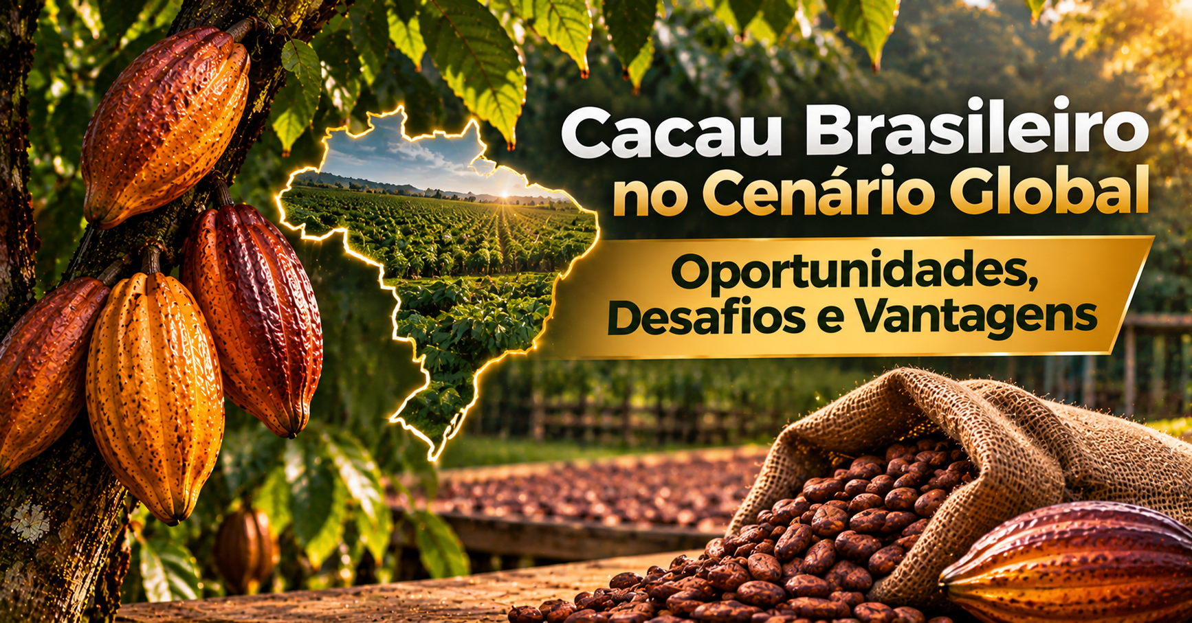 Cacau no Brasil e no Mundo: Por Que o Mercado Global Importa Tanto?